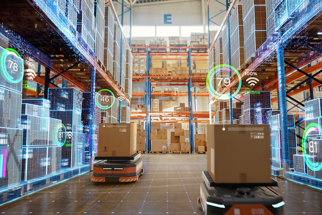 AI-powered robotics supporting logistics cost reduction